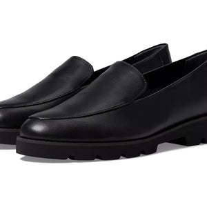 Vionic Kensley Women's US 8 Black Nappa Leather Slip-On Loafer Shoes PQ532
