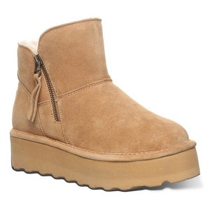 Bearpaw Retro Maren Women's US 11 Iced Coffee Zipper Platform Winter Boots PQ526