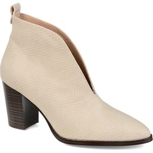 Journee Collection Bellamy Women's 9 Faux Leather Pointed Toe Ankle Bootie PQ528