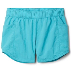 Columbia Fork Stream Shorts Girl's Medium Blue Omni-Shield Elastic Waist QLW588