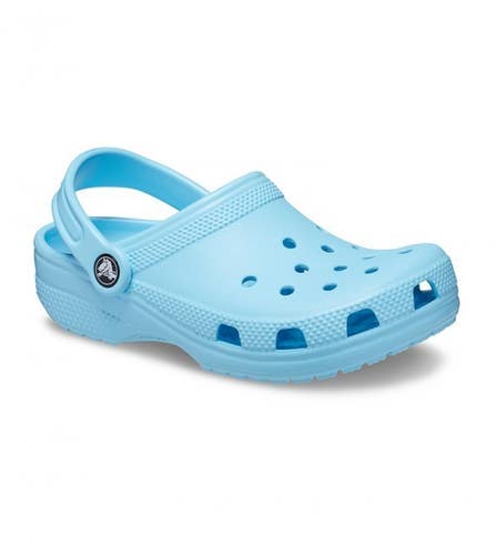 Crocs Classic Clogs Little Kids US 2 Arctic Blue Round Toe Slip On Shoes QLW544