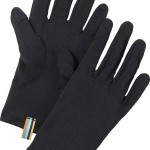 Smartwool Unisex L Black Touchscreen-Compatible Five Finger Merino Gloves QLW563