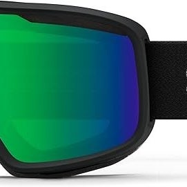 Smith Optics Black Carbonic-X Snow Riot Goggles For Fog-Free Performance QLW570
