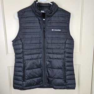 Columbia Womens Black Insulated Puffer Full Zip Vest Size M