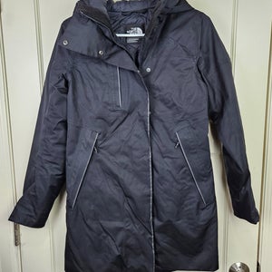 The North Face Far Northern 550 Down Fill Puffer Parka Coat Womens Size: S Black