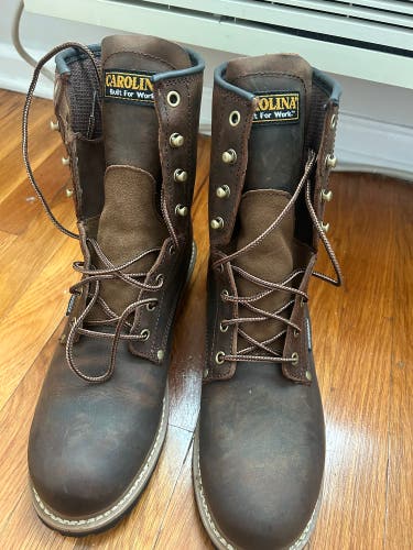 Brand New in Box Carolina Size 10.5 Men’s 8” Waterproof Logger Boots
