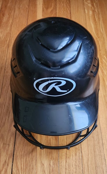 Rawlings RCFH Batting Helmet (Used) Small/Medium with cage
