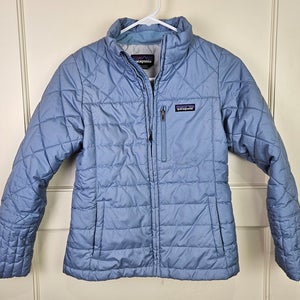 Patagonia Radalie Puffer Jacket Insulated Youth Size: L (12) Quilted Blue