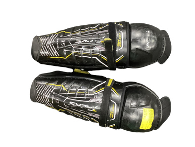 Used CCM VECTOR PRO Junior Shin Guards Black 12" 11613-S000163057