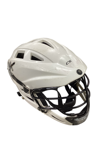 Used Cascade CS Lacrosse Helmet White One Size 11613-S000163108