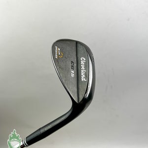 Cleveland CG15 Zip Grooves Black Pearl Wedge 52*-10 Wedge Flex Steel Golf Club