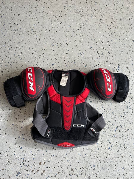 Junior Large CCM QLT 230 Shoulder Pads (Used)