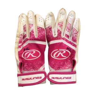 Used Rawlings BB/SB Batting Gloves Pink XS 11760-S000078072