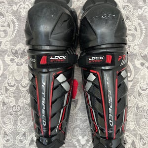 Junior CCM JetSpeed FT390 11" Shin Pads (Used)