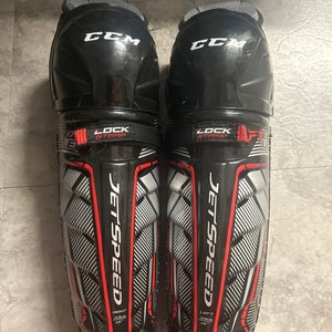 Intermediate CCM JetSpeed FT370 13" Shin Pads  (New)