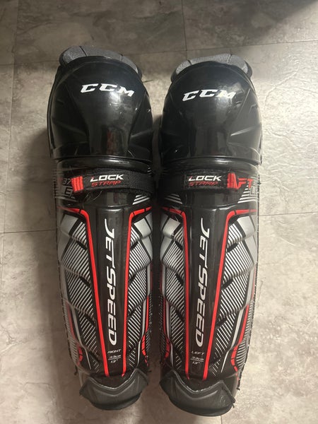 Intermediate CCM JetSpeed FT370 13" Shin Pads  (New)