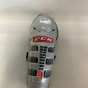 Used CCM 08 LE Intermediate Shin Guards Grey 13" 11823-S000032601