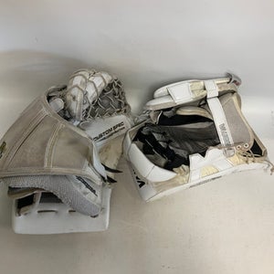 Used Vaughn VELOCITY V6 1000I PRO Inter Goalie Blocker White 11823-S000032596