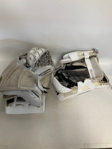 Used Vaughn VELOCITY V6 1000I PRO Inter Goalie Blocker White 11823-S000032596