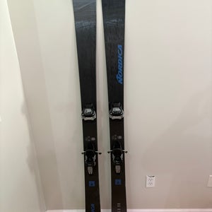 Men's 2023 Nordica 186 cm Unleashed 98 Skis With Bindings Max Din 16