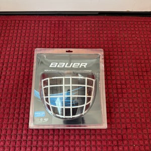 White Bauer Goalie Jr Straight Bar