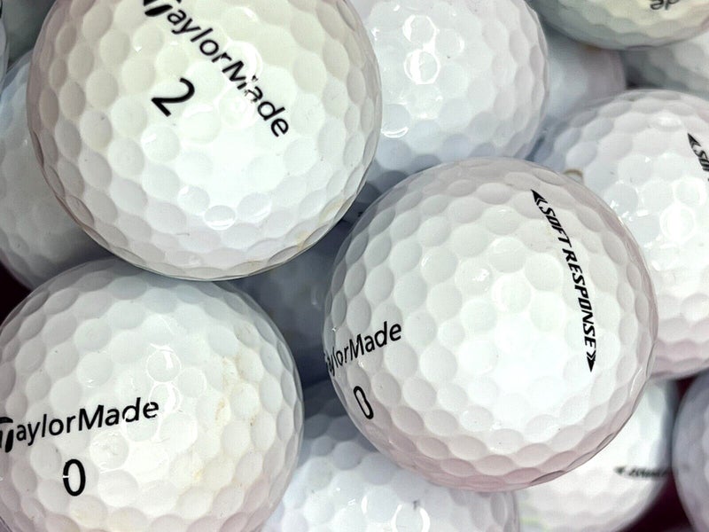 15 Premium AAA White TaylorMade Soft Response Used Golf Balls