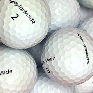 5 Dozen Premium AAA White TaylorMade Soft Response Used Golf Balls