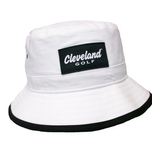 NEW Cleveland Golf White/Black Bucket Golf Hat/Cap