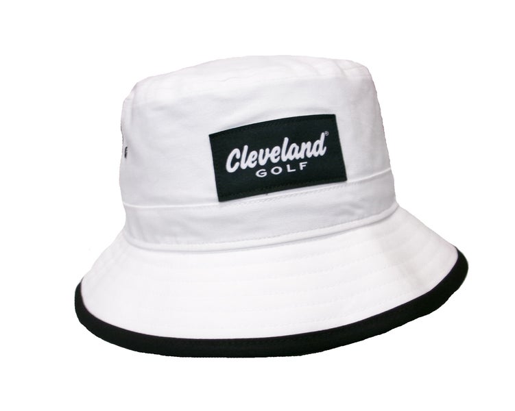 NEW Cleveland Golf White/Black Bucket Golf Hat/Cap
