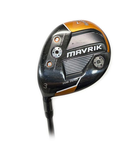 LH Callaway Mavrik Sub Zero 15* 3 Wood Tensei Blue CK Series 60g Stiff Flex