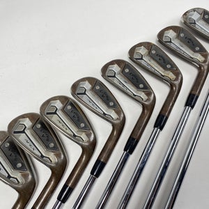 Callaway Apex TCB Raw 21 Iron Set 4-PW+AW Project X LZ 6.0 Regular Steel Mens RH