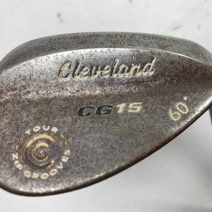 Cleveland CG15 DSG Raw Wedge 60* Dynamic Gold Tour Issue Stiff Steel Mens RH