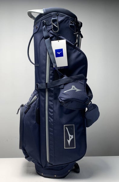 Mizuno BR-D3 Stand Bag Navy Blue 4-Way Divide Dual Strap Golf Bag NEW