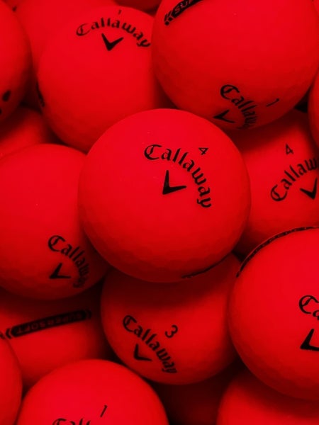 15 Premium AAA Red Callaway Supersoft Used Golf Balls