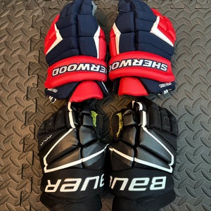 2 Pair Gloves 11" (Used) 12” (New)