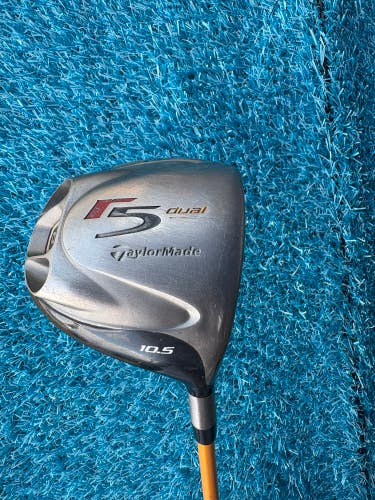 Men's TaylorMade R5 Dual Driver RH 10.5 Loft | UST 65 Gold Low Torque R-Flex Shaft (Used)