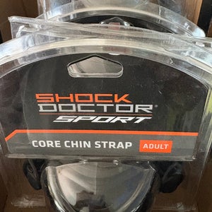 One new shock doctor football adult chin strap