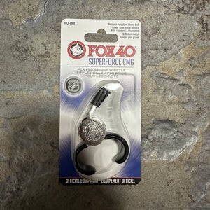 New Fox 40 Official Superforce Fingergrip Referee Whistle (9121-1418)