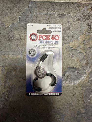 New Fox 40 Official Superforce Fingergrip Referee Whistle (9121-1418)