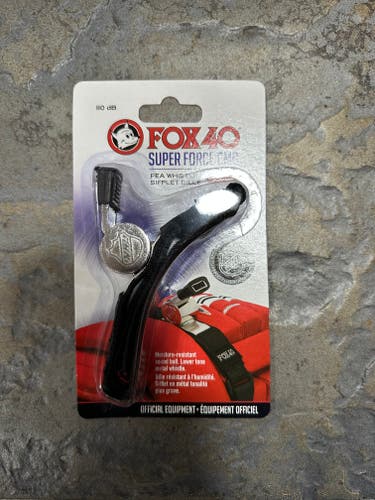 New Fox 40 Official Superforce CMG Glovegrip Referee Whistle (9123-1408)