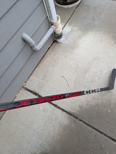 Senior CCM Jetspeed FT7 Pro Left Hand Hockey Stick P28 Pro Stock (Used)
