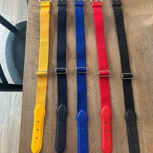 Adidas Youth Baseball Belts (4-9) 5 Belts (Red, Royal, Yellow, Navy & Black)