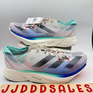 Adidas ADIZERO ADIOS PRO 3 Running Shoes Aurora Ink Flash Aqua IE6237 Men Sz 13  New
