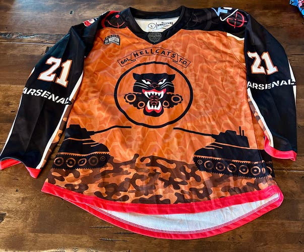12th Armored Division "Hellcats" Hockey Jersey