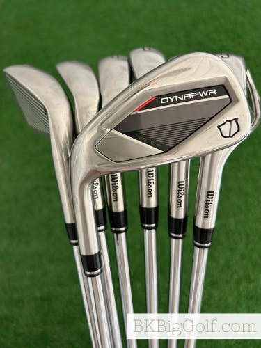 LH Wilson Dynapwr 25 Iron Set 5-G / KBS Max 85 Regular +2