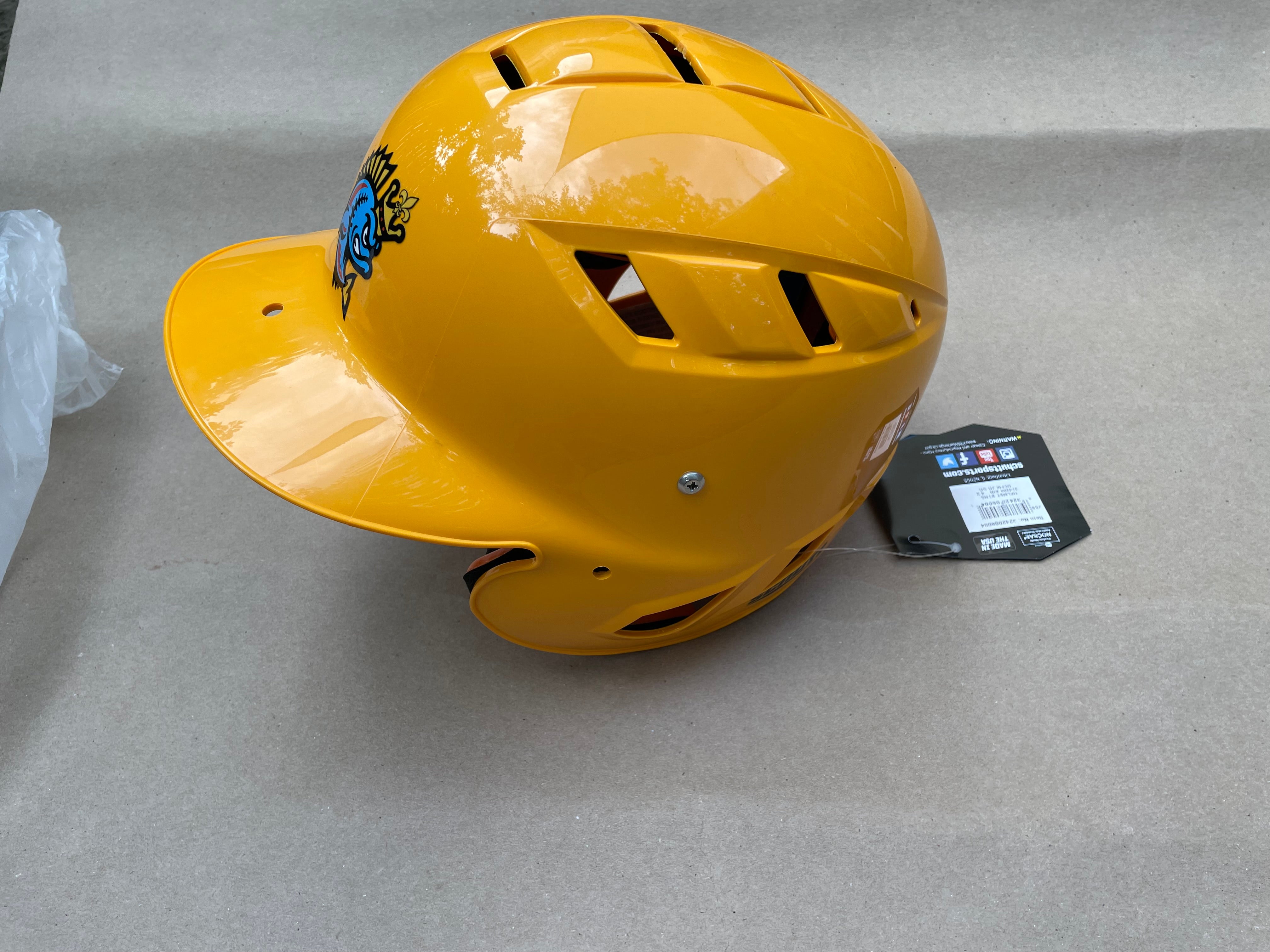 Casque De Batteur Schutt Air Lite HR - Taille S, Masque Ouvert, Polycarbonate, Occasion