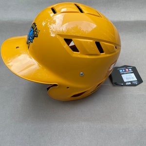 Schutt Air 4.2 New w/Tags Gold Youth Baseball / Softball Helmet OSFM Jr - With BONUS # Stickers