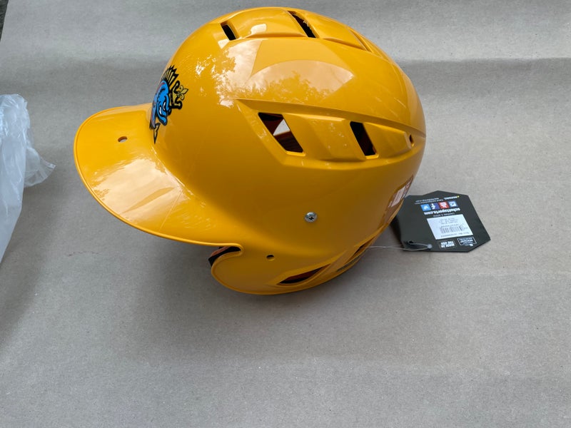 Schutt Air 4.2 New w/Tags Gold Youth Baseball / Softball Helmet OSFM Jr - With BONUS # Stickers