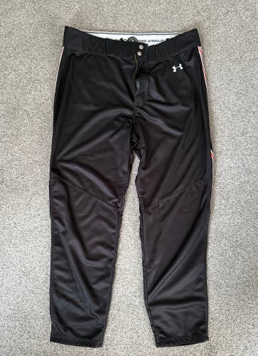 Black Men's Adult XL Under Armour Game Pants (Used)