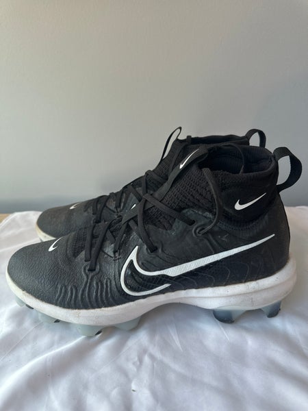 Nike Alpha Huarache Men’s Size 9.5 Black Cleats
